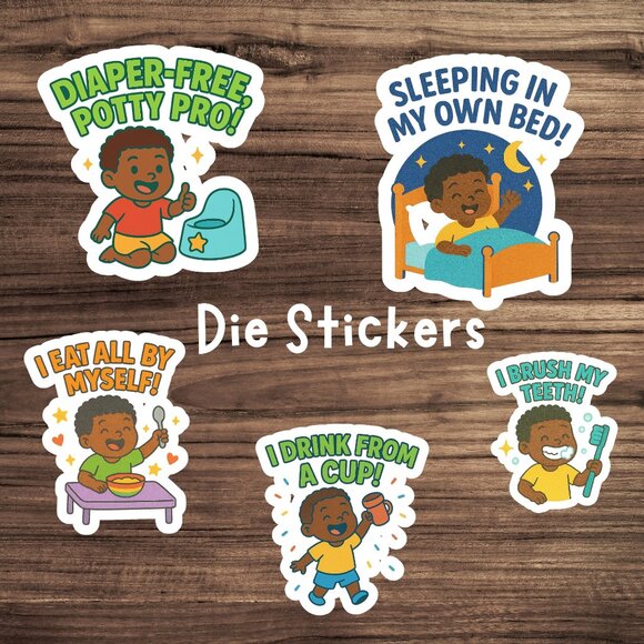 🧠✨“Milestone Magic – Toddler Achievement Stickers”✨Celebrate progress - Picture 2 of 3